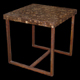 Mesa Lateral Cubo Pastilha 