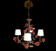 Lustre Padrão Rosas 