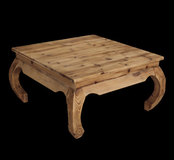 Mesa de centro tronco retangular