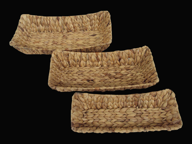 Conjunto de Cesta de Palha