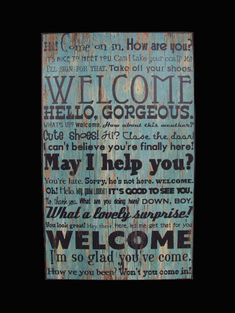 Quadro Welcome
