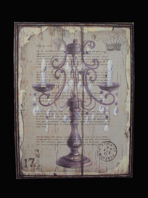 Quadro Paris Candelabro