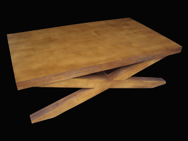 Mesa de centro tronco retangular