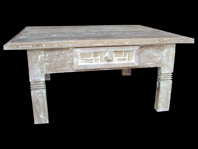 Mesa de centro tronco retangular