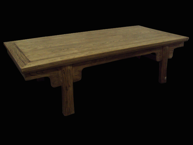 Mesa de centro tronco retangular