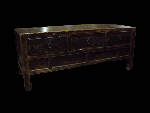 Mesa de centro tronco retangular