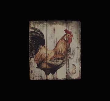 Quadro Galo Borboleta