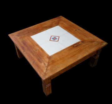 Mesa de centro tronco retangular