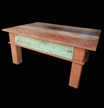 Mesa de centro tronco retangular
