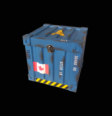 Baú Container Com Alça