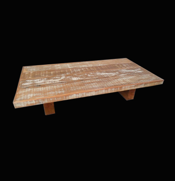 Mesa de centro tronco retangular