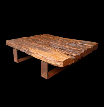 Mesa de centro tronco retangular