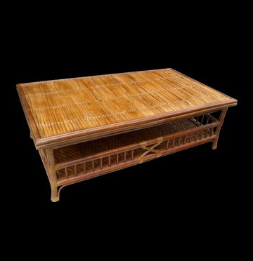 Mesa de centro tronco retangular