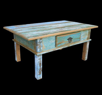 Mesa de centro tronco retangular