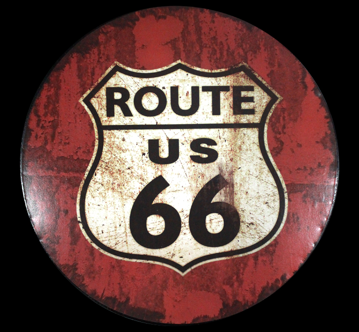 Placa Route 66