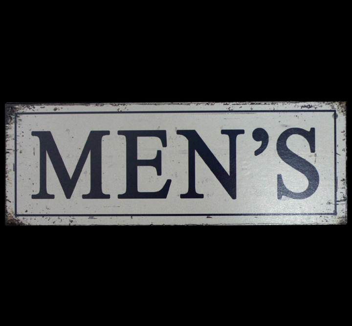 Placa Decorativa Men's
