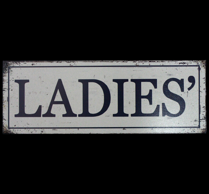 Placa Decorativa Ladies'