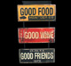 Placa Good Friends