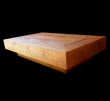 Mesa de centro tronco retangular