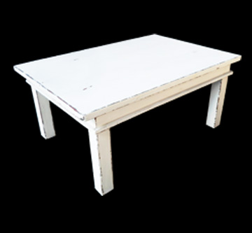 Mesa de centro tronco retangular