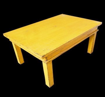 Mesa de centro tronco retangular