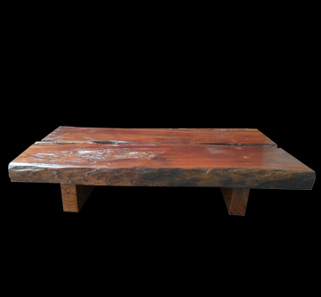 Mesa de centro tronco retangular