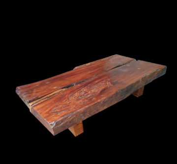 Mesa de centro tronco retangular