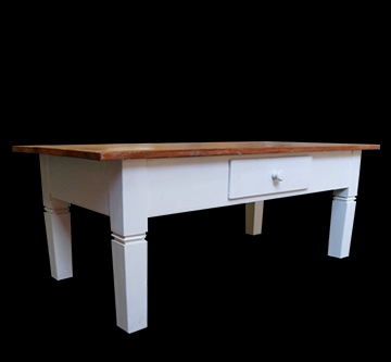 Mesa de centro tronco retangular