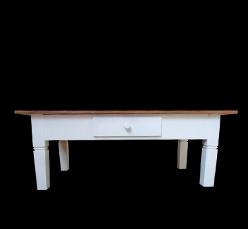 Mesa de centro tronco retangular