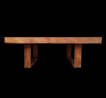 Mesa de centro tronco retangular