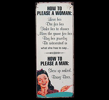 Placa How to please a woman