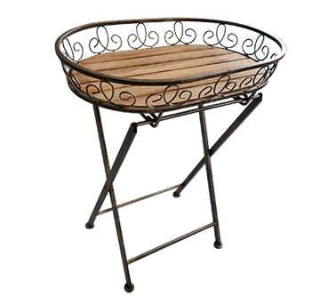 ESGOTADO - Mesa Lateral Oval