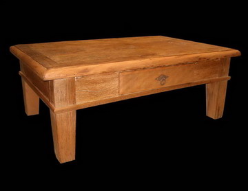 Mesa de centro tronco retangular