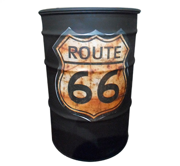 Galão Rout 66 c/ tampa