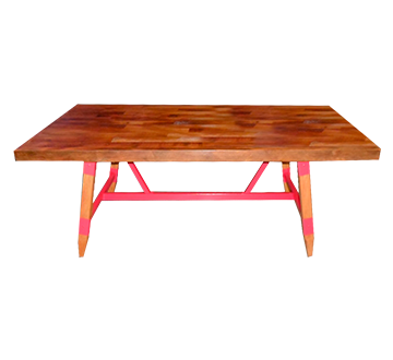 Mesa de centro tronco retangular