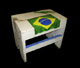 Banquinho Bandeira do Brasil 