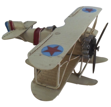 Avião Estrela Decorativo