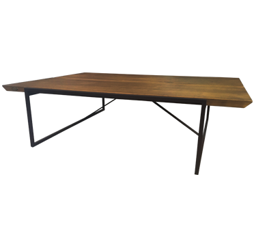 Mesa de centro tronco retangular