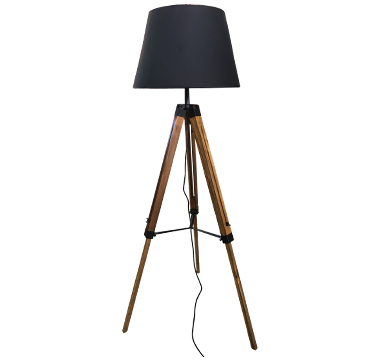 Luminária Tripé c/ Cúpula