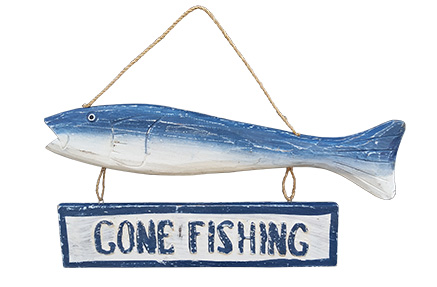 Placa Gone Fishing