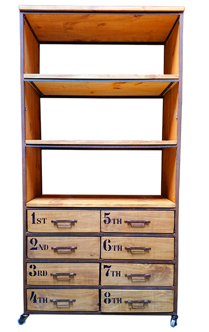 Estante Industrial 8 Gavetas