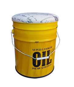 Puff Oil com Tampa Estofada.