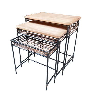Mesa Lateral Ninho 3pçs