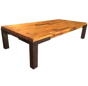 Mesa de centro tronco retangular