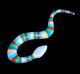 Cobra Decorativa em Papel Marché 