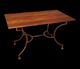 Mesa de Jantar Pé de Ferro em U 